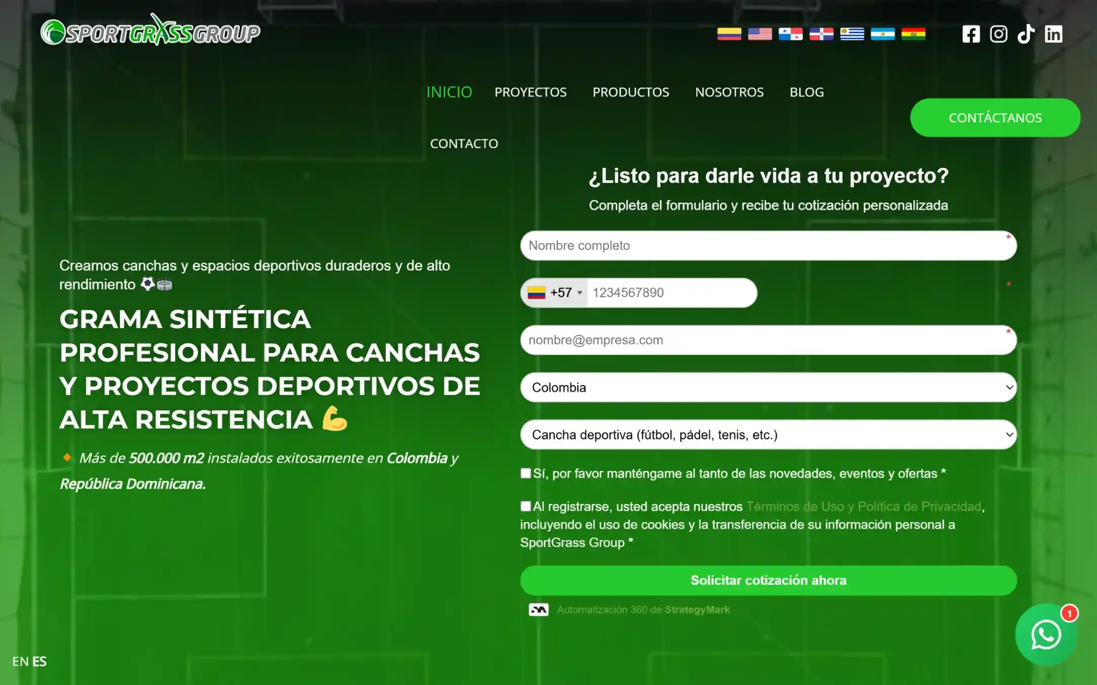 Vista previa SportGrass Group